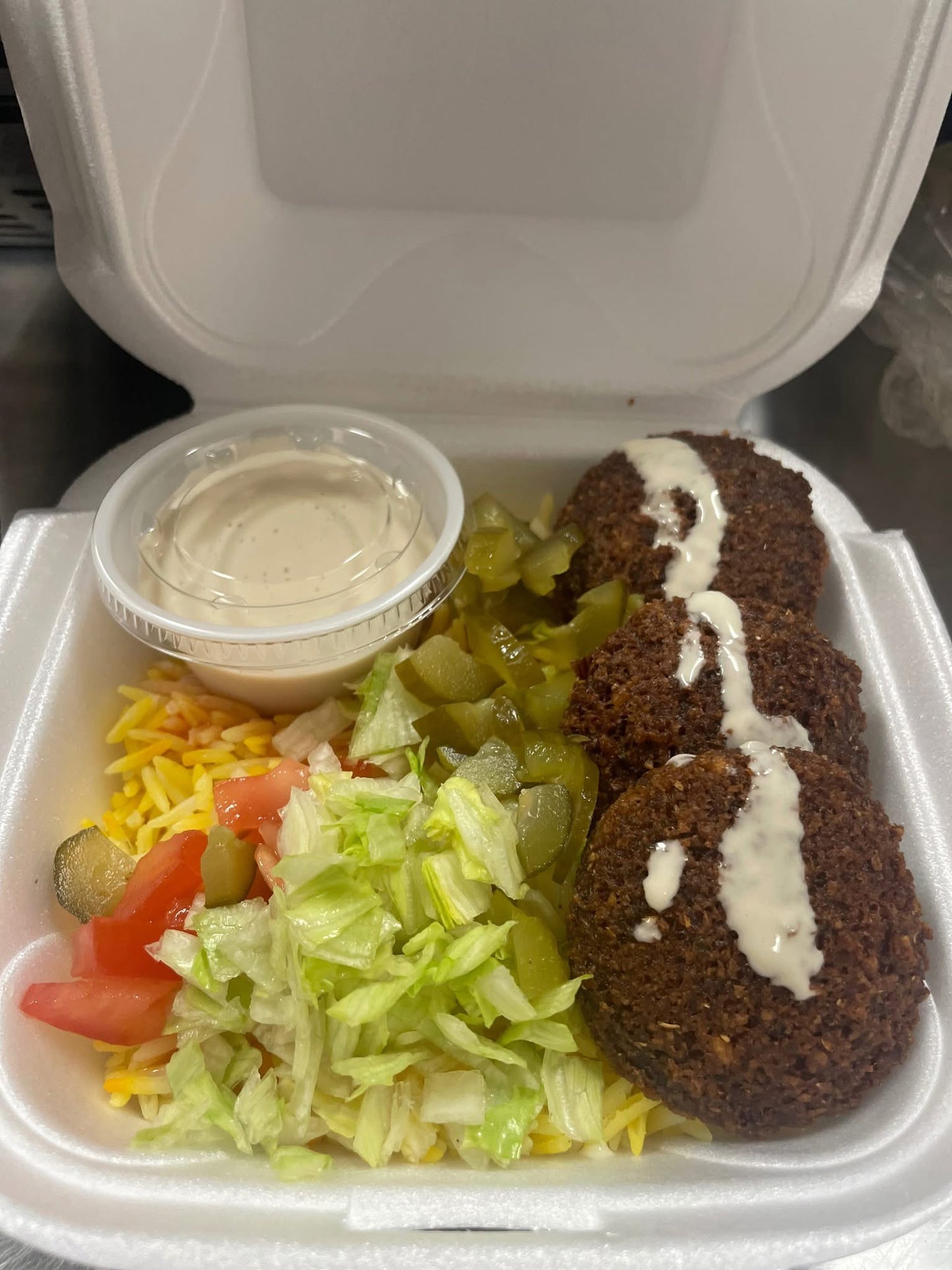 Falafel Rice Meal (medium)